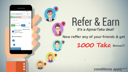 refer and earn with apnartaka